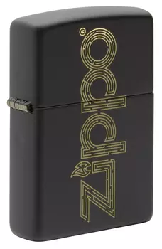 Зажигалка ZIPPO Black Matte, латунь, 3,81х1,27x5,72 cм