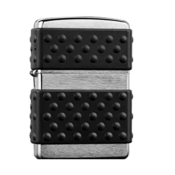 Зажигалка ZIPPO Brushed Chrome, латунь с никель-хром покрыт., серебр., матов., 36х56х12мм