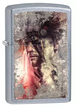 Зажигалка ZIPPO Classic Индеец с покрытием Street Chrome™