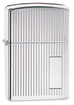 Зажигалка ZIPPO Classic с High Polish Chrome, латунь/сталь, серебристая, 36x12x56 мм