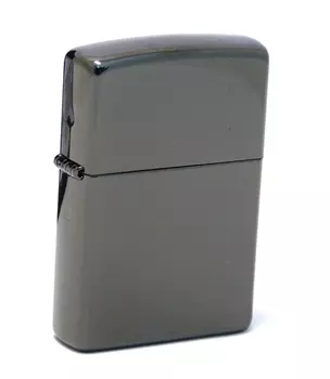 Зажигалка ZIPPO Classic с покрытием Ebony™, латунь/сталь, чёрная, глянцевая, 36x12x56 мм