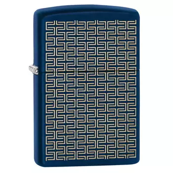 Зажигалка ZIPPO Classic с покрытием Navy Blue Matte, латунь/сталь, синяя, матовая, 36x12x56 мм