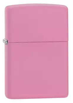 Зажигалка ZIPPO Classic с покрытием Pink Matte, латунь/сталь, розовая, матовая, 36x12x56 мм