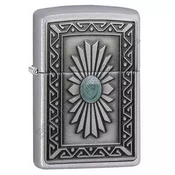 Зажигалка ZIPPO Classic с покрытием Satin Chrome™, латунь/сталь, матовое серебро, 36x12x56 мм