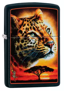 Зажигалка ZIPPO Mazzi® с покрытием Black Matte, латунь/сталь, чёрная, матовая, 36x12x56 мм