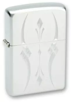 Зажигалка ZIPPO Satin Chrome, латунь с ник.-хром. покрыт., серебр., 36х56х12 мм