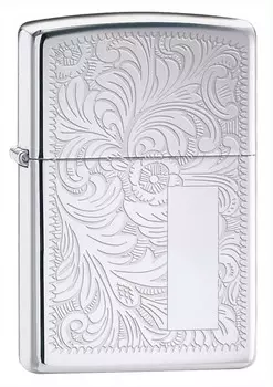 Зажигалка ZIPPO Venetian® с покрытием High Polish Chrome