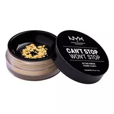 NYX PROFESSIONAL MAKEUP Финишная пудра Can’t Stop Won’t Stop Setting Powder - Banana 06