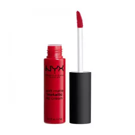 NYX PROFESSIONAL MAKEUP Матовая жидкая помада Soft Matte Metallic Lip Cream - Monte Carlo 01