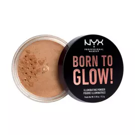 NYX PROFESSIONAL MAKEUP Невесомая пудра-хайлайтер для лица и тела Born To Glow Illuminating Powder - Warm Strobe