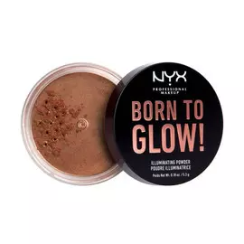 NYX PROFESSIONAL MAKEUP Невесомая пудра-хайлайтер для лица и тела Born To Glow Illuminating Powder - Desert Night