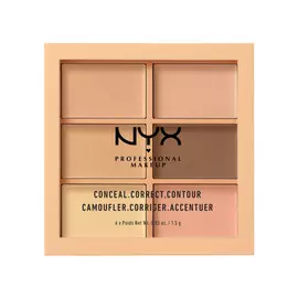 NYX PROFESSIONAL MAKEUP Палетка для коррекции Conceal, Correct, Contour Palette - Light 301