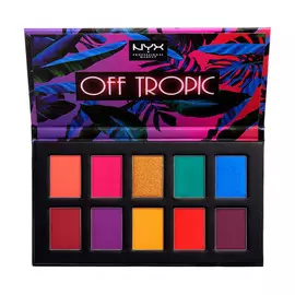 NYX PROFESSIONAL MAKEUP Палетка теней Off Tropic Shadow Palette - Hasta La Vista