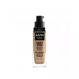 NYX PROFESSIONAL MAKEUP Тональная основа Can’t Stop Won’t Stop Full Coverage Foundation - Medium Buff 105