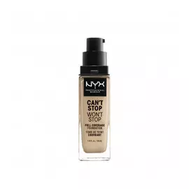 NYX PROFESSIONAL MAKEUP Тональная основа Can’t Stop Won’t Stop Full Coverage Foundation Warm Vanilla 63