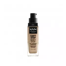 NYX PROFESSIONAL MAKEUP Тональная основа Can’t Stop Won’t Stop Full Coverage Foundation Nude 65