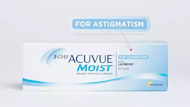 1 DAY ACUVUE MOIST for ASTIGMATISM (30 линз)