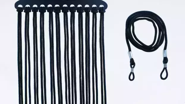 Шнурок для очков "D-21" Черный