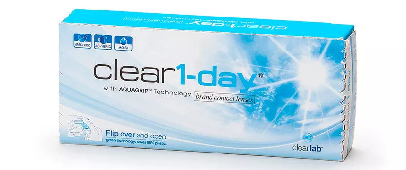 Контактные линзы Clear 1-day (30 линз)