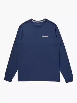 376946/M Футболка Patagonia M'S L/S SUMMIT ROAD RESPONSIBILI-TEE, Цвет CNY Classic Navy, Размер M