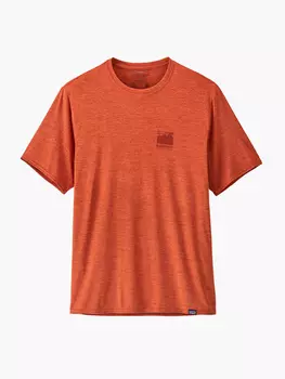 384338 Футболка Patagonia M'S L/S CAP COOL DAILY GRAPHIC SHIRT Alpine Icon, XL