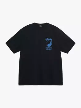 Футболка Stussy x Our Legacy "OL Frame Pig. Dyed Tee" Black