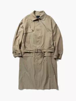 Iridescent Split Over Coat Плащ, 100% хлопок , размер XL