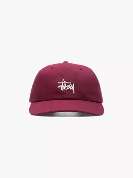 Кепка Stussy "Basic Stock Low Pro Cap" Burgundy