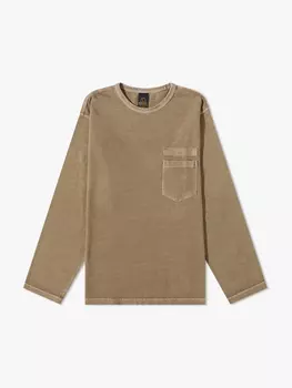 Лонгслив FrizmWORKS PIGMENT DYEING MIL TEE beige