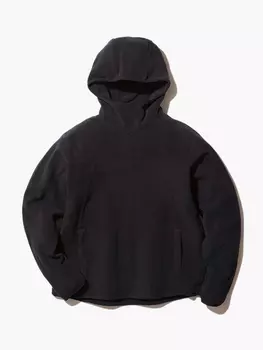 Micro Fleece Hoodie Анорак, муж, размер L, черный