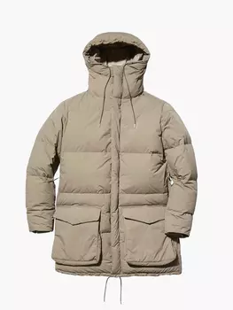 Пуховик Snow Peak Recycled NY Ripstop Down Coat M, цвет бежевый