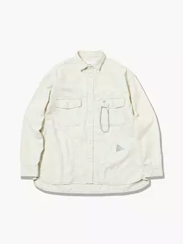 thermonel shirt (M) Рубашка, 58% хлопок,42% полиэстер, размер M, кремовый