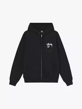 Толстовка Stussy "8 Ball Zip Hood" Black
