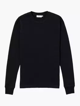 Толстовка Sunspel Cellulock Crew Neck BKAA