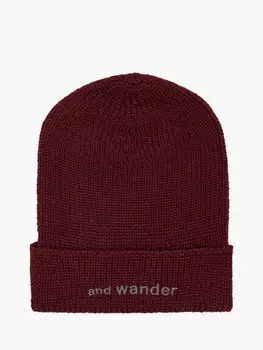 Шапка And Wander Merino Wool Cap
