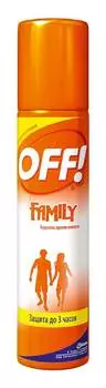 Аэрозоль OFF! Family от комаров, 100мл