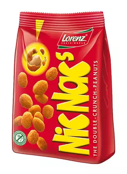 Арахис Lorenz Nic Nacs в хрустящей оболочке с приправой 125г