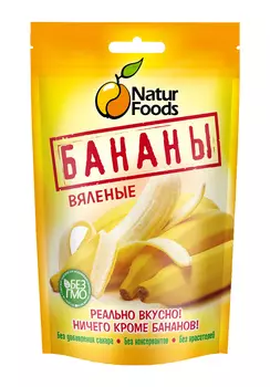 Бананы NaturFoods вяленые 200г