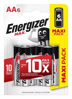 Батарейка Energizer MAX AA 6 ш