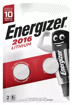 Батарейка литиевая Energizer Lithium CR2016 2 шт