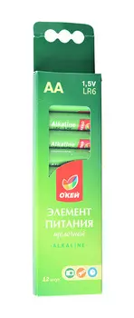 Батарейка ОКЕЙ ААА Alkaline 12шт коробка LR03