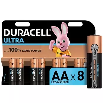 Батарейки Duracell ultrapower AA 8шт