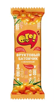 Батончик фруктовый Ого! с облепихой 30г