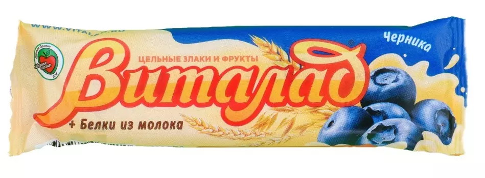 Батончик мюсли Виталад черника 40г