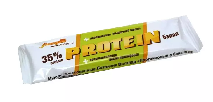 Батончик Виталад Протеиновый с бананом 40г