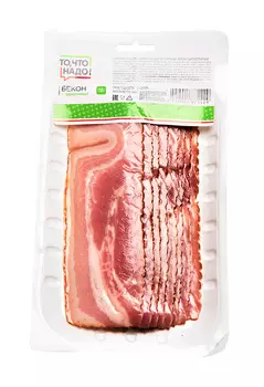 Бекон с/к ТЧН! 150г в/у нарезка