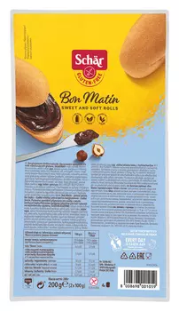 Булочки сладкие Dr.Schar Bon Matin 4шт 200г