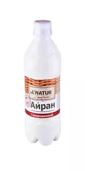 БЗМЖ Айран 1,7% El'Natur Газированный 0,5л