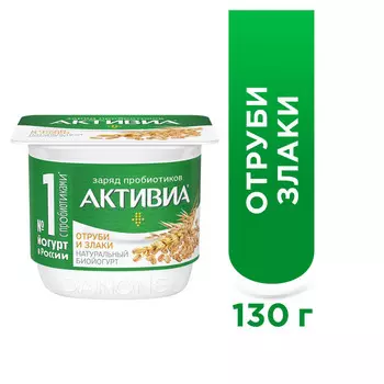 БЗМЖ Биойогурт Danone Активиа об отруби/злаки 2,9% 150г