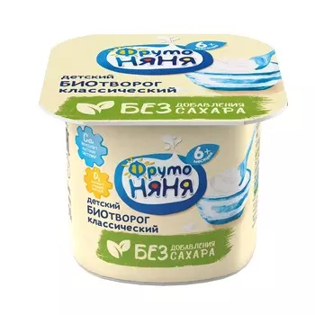 БЗМЖ Биотворог Фрутоняня 5% 100г